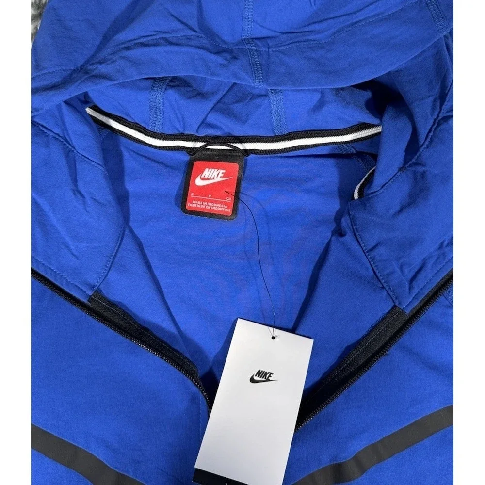 NIKE Tech Woven Windrunner Full-Zip Jacket Blue Men's Sz S *NEW* HM7151-480 $145
